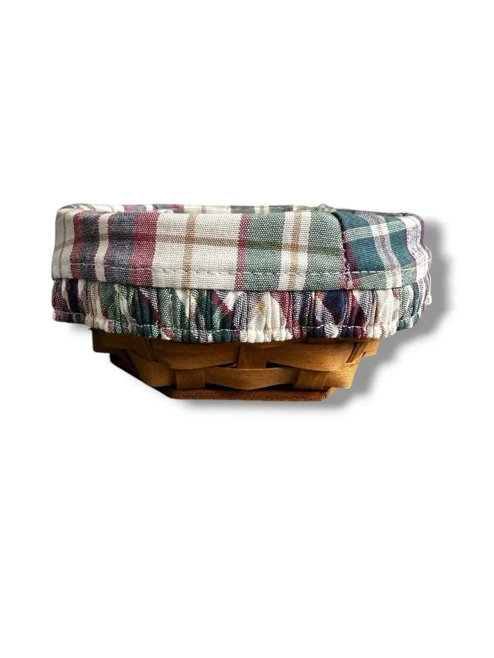 Longaberger Vintage 2003 Sage Booking Basket Protector Woven Traditions Liner